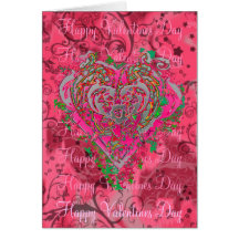 Happy Valentines Day Greeting Card