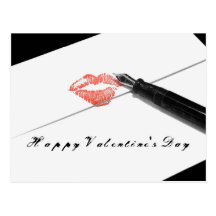 Happy Valentine's Day Love Letter Postcard