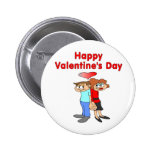 Happy Valentines Day Pin