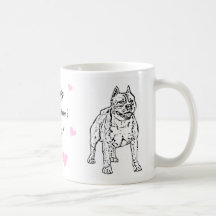 Happy Valentine's day Staffordshire Terrier Mug