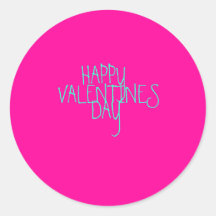 HAPPY , VALENTINES, DAY STICKER