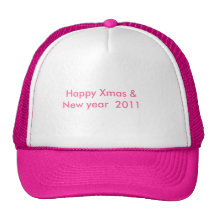 Happy Xmas &New year  2011 Trucker Hat
