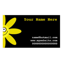 Happy Yellow Flower business cards