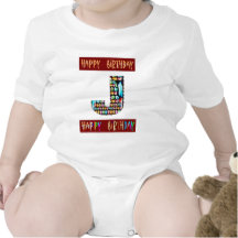 HappyBirthday Script  - ALPHA Alphabet Decorative Tshirts