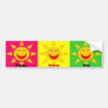 HappySunnyDay Bumper Sticker