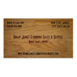 Hard Wood Flooring Sales Business Card