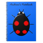 Harlequin Ladybird Customisable Notebook