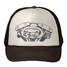 Harley Davidson Shovelhead Trucker Hats