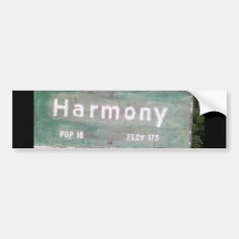 Harmony's Pop & Elev Bumper Stickers