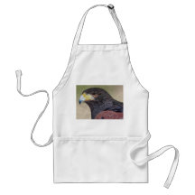 Harris Hawk coloured pencils Apron