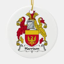 Harrison Family Crest Ornament