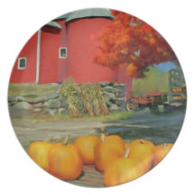 Harvestime Pumpkin Collector's Plate