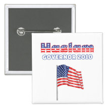 Haslam Patriotic American Flag 2010 Elections Buttons