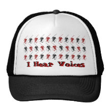 HAT w/ LOTS OF LIL LITTLE DEVILS ZIG-ZAG CUSTOMIZE