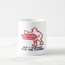 Hate Yankees Baby Mugs