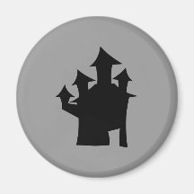 Haunted House with Four Towers. Magnet