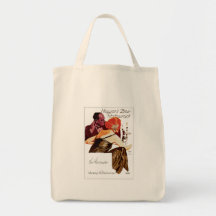 Hauser's Bar Restaurant Vintage Food Ad Art Canvas Bags