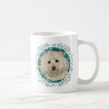 Havanese on Turquoise Water Mug
