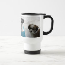 Havanese Rescue Puppies Black White Gray Mug