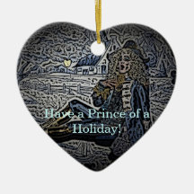 Have a Prince of a Holiday! Ornaments