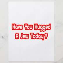 Have You Hugged A Jew Today? Flyer Design