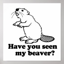 HAVE YOU SEEN MY BEAVER? PRINT