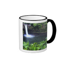 Hawaii, Big Island, Hilo, Rainbow Falls, Lush Mugs