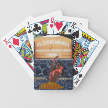 Hawaii Big Island Volcano winery Poker Deck