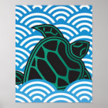 Hawaii Green Sea Turtle Print