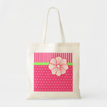 Hawaiian Flower Tote Bag