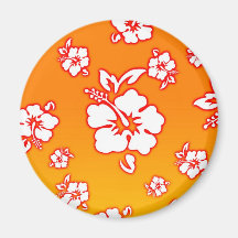 Hawaiian Flowers Refrigerator Magnets