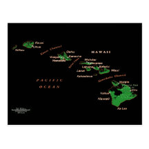 Hawaiian Islands Postcard