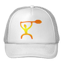 Hawaiian Paddle Man Petroglyph - Hat