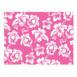 Hawaiian Pink Flower Post Cards