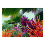 Hawaiian Tropical Christmas Greeting Card