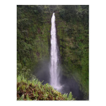 Hawaiian Waterfall Postcard