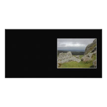Haytor. Rocks in Devon England. Custom Photo Card