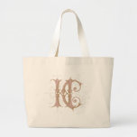 HC or CH Monogram in Pink and Gold Bags