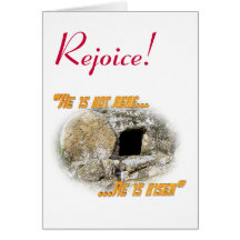 He is not here ... He is risen! Greeting Cards