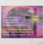 He Is Risen - Religious Easter Bible Verse Full Color Flyer