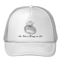 He Put A Ring On It/Save the Date Mesh Hats
