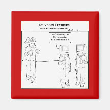He’s Always Phonin’ It In Refrigerator Magnets