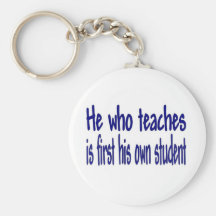 He Who Teaches Key Chains