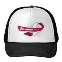 Head and Neck Cancer Survivor Ribbon Hat