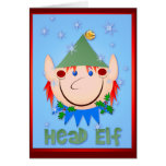 Head Elf Card
