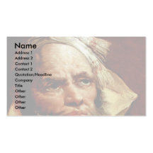 Head Of An Oriental By Tiepolo Giovanni Battista Business Card Template
