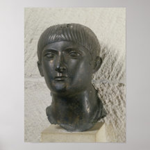 Head of young man, aka 'The Young Aquitaine Print