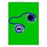 Headphones Greeting Card