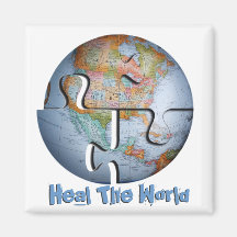 Heal The World Magnet