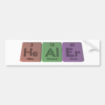 Healer-He-Al-Er-Helium-Aluminium-Erbium.png Bumper Stickers